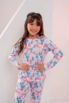 Baby-Doll Infantil Inverno Longo Balões Rosa e Azul - comprar online