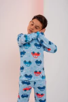 Baby-Doll Infantil Inverno Longo Carros Azul - comprar online