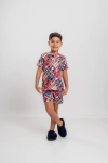 Baby-Doll Infantil Masculino Harry Potter Quadriculado