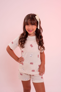 Baby-Doll Infantil Feminino Ovelhinha Bege Let Me Sleep - comprar online