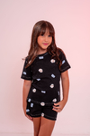 Baby-Doll Infantil Feminino Ovelhinha Preto Let Me Sleep - comprar online