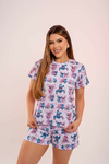 Baby-Doll Manguinha Stitch e Angel Branco - comprar online