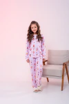 Baby-Doll Infantil Inverno Longo Bailarina Corações