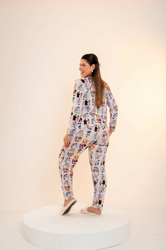 Baby-Doll de Calça Longo Dorama Quadriculado - Amme Brand | Loja de Atacado