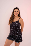 Baby-Doll Alcinha Game Preto - comprar online
