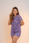 Baby-Doll Manguinha Minnie Roxo - comprar online