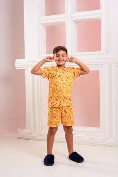Baby-Doll Infantil Masculino Pikachu Amarelo