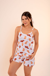Baby-Doll Alcinha Capivara Branco - comprar online