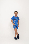 Baby-Doll Infantil Masculino Mickey Pipoca Azul - comprar online