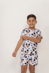 Baby-Doll Infantil Masculino Mickey Branco - comprar online