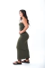 Imagem do Vestido Basic Long - Verde Militar