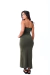 Vestido Basic Long - Verde Militar na internet