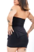 Cropped Assimétrico - Preto - comprar online
