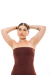 Vestido Midi Basic - Marrom na internet