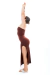 Vestido Midi Basic - Marrom - loja online