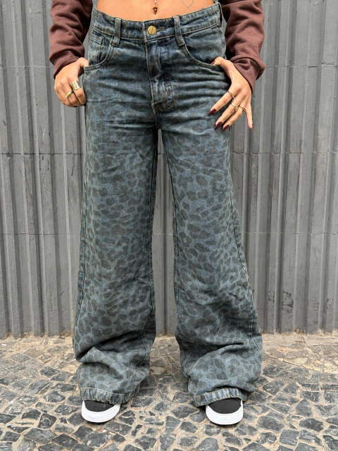 Calça Jeans Lexy Onça