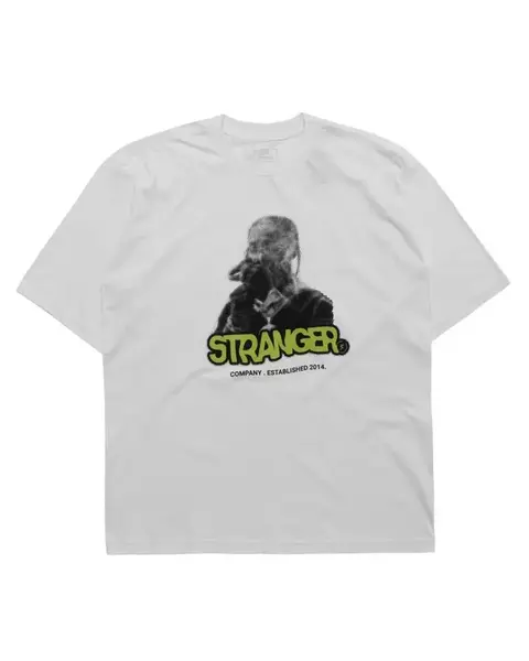 Camisa Stranger Oversized Pop Smoke Branca Malha