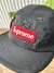 Boné Five Panel ​Supreme Preto/Vermelho Tactel - comprar online