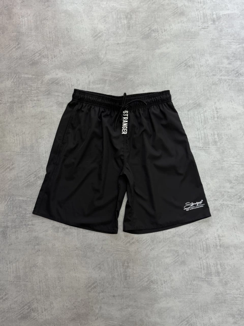 Bermuda Tactel Stranger Preta - comprar online