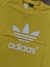 Camisa Adidas Trefoil Amarela na internet