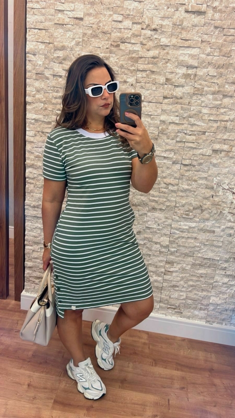 BOLSO E BOTAO listrado slim - comprar online