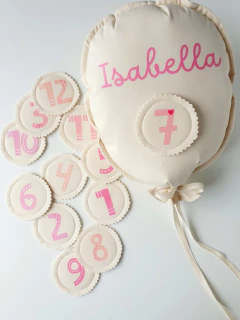 Kit mesversário foto personalizado - delicado