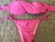 conjunto de bikini rosa