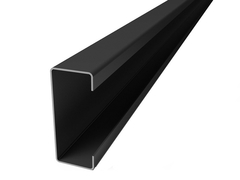 Perfil C Negro 80x40x15x2.00