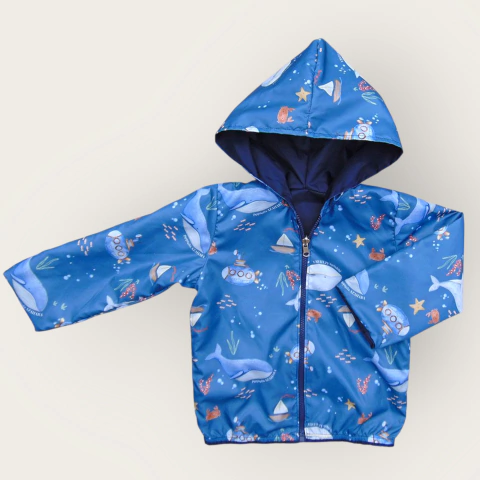 Campera Rompevientos reversible Fondo del mar - comprar online
