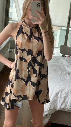 Vestido Lauren Seda COWBROWN