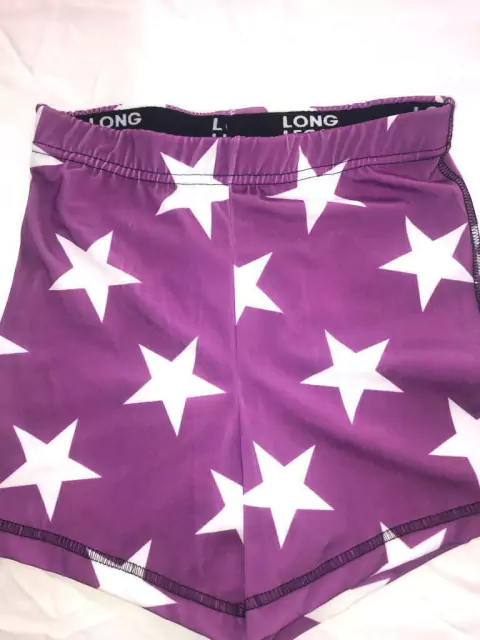 Short 100% Lycra PURPLE STARS