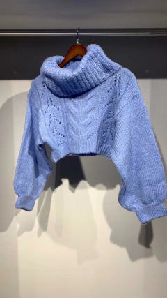 Sweater OLIVER CELESTE con cuello - comprar online