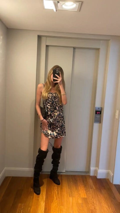 Vestido DAKOTA Seda Print - comprar online