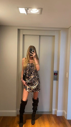 Vestido DAKOTA Seda Print - Love Legs