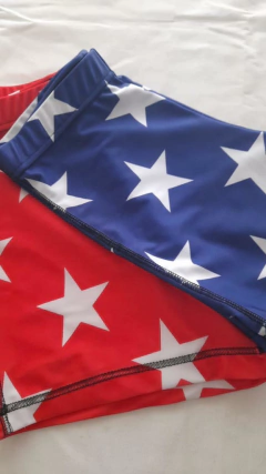 Short 100% Lycra BLUE STARS en internet