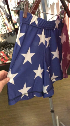 Short 100% Lycra BLUE STARS - comprar online