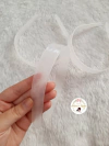 Tiara Larga 2 cm de silicone - (pacote c/ 6 unidades)