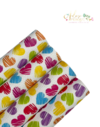 Lonita de Courino Coração Colorido (24x67 cm) - 1 Unidade