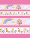 Cinta de Caixa Ursinho Pooh Baby Rosa (130g) - 2 Unidades