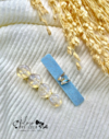 382 - Kit Bico de Pato Coleção Princesas Cor Cindera - (2 Hair Clips)