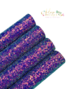 Lonita Flocada 3D Roxo com Azul Boreal (24x67 cm) - 1 Unidade