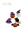 Kit Aplique Resina Halloween - 4 unidades (mix)