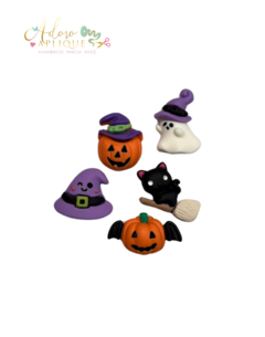 Kit Aplique Resina Halloween - 4 unidades (mix)