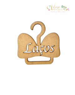 Cabide MDF para Laços - 1 Unidade