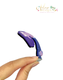 Aplique Acrílico Duplo Curvado para Tiara Divertida Mente (Tédio) - 1 unidade - comprar online