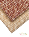 Tecido de Tweed Poá Chocolate ou Creme - (38x100cm)