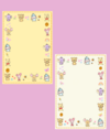 Kit Cartelas Fundo de Caixa Ursinho Pooh Amarela 230g (15,5x11cm) - 2 Unidades