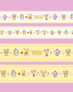 Cinta de Caixa Ursinho Pooh Baby Amarela (130g) - 2 Unidades