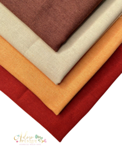 Tecido de Linho Tons de Outono/Inverno (34x98cm) - 1 Unidade - comprar online