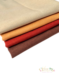 Tecido de Linho Tons de Outono/Inverno (34x98cm) - 1 Unidade na internet